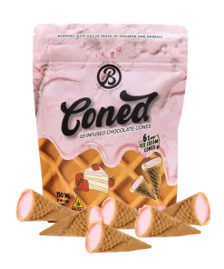 Coned Strawberry Shortcake