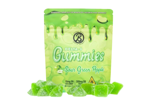 Sour Green Apple THC Gummies