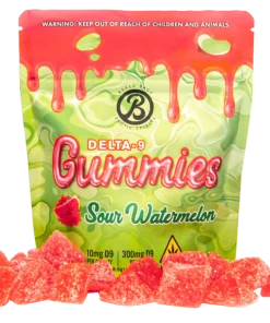 Sour Watermelon THC Gummies