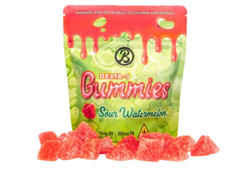 Sour Watermelon THC Gummies